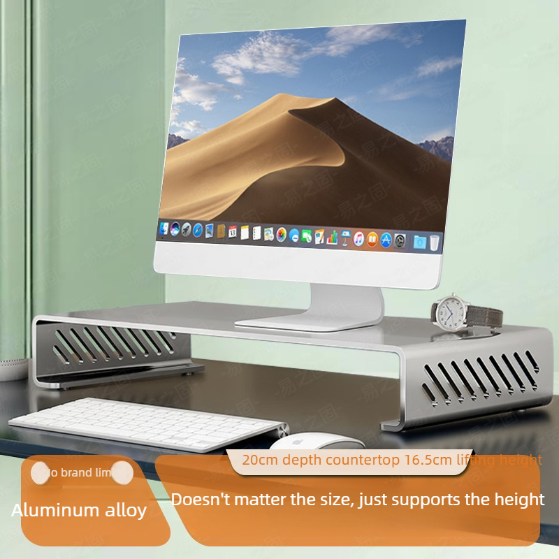 Desk Setup Laptop And Monitor - Podstawka pod monitor komputerowy, ergonomiczny organizer