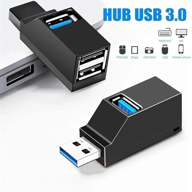 Desk Setup Pegboard - Adapter USB HUB Mini Splitter Box