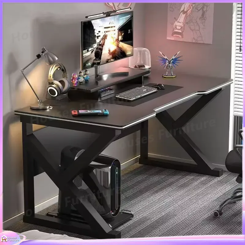 Desk Setup Pc - Biurko gamingowe Cafe Metal, czarne, z