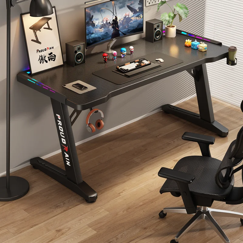 Desk Setup Laptop And Monitor - Konsole do gier Biurka komputerowe Zestawy