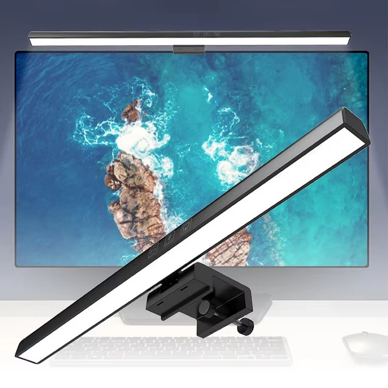 Desk Setup Pegboard - Lampa LED na monitor 33cm 50cm,