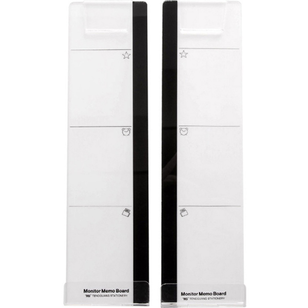 Sticky Memo Holder - Kreatywny akrylowy monitor wiadomości tablica na
