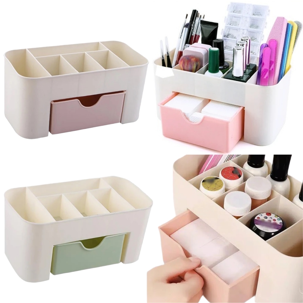 Desk Setup Shelf - Organizer na paznokcie Szuflada na biurko