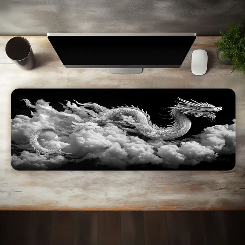 Czarno-biała podkładka pod mys – Desk Setup Black And White recenzja i cena