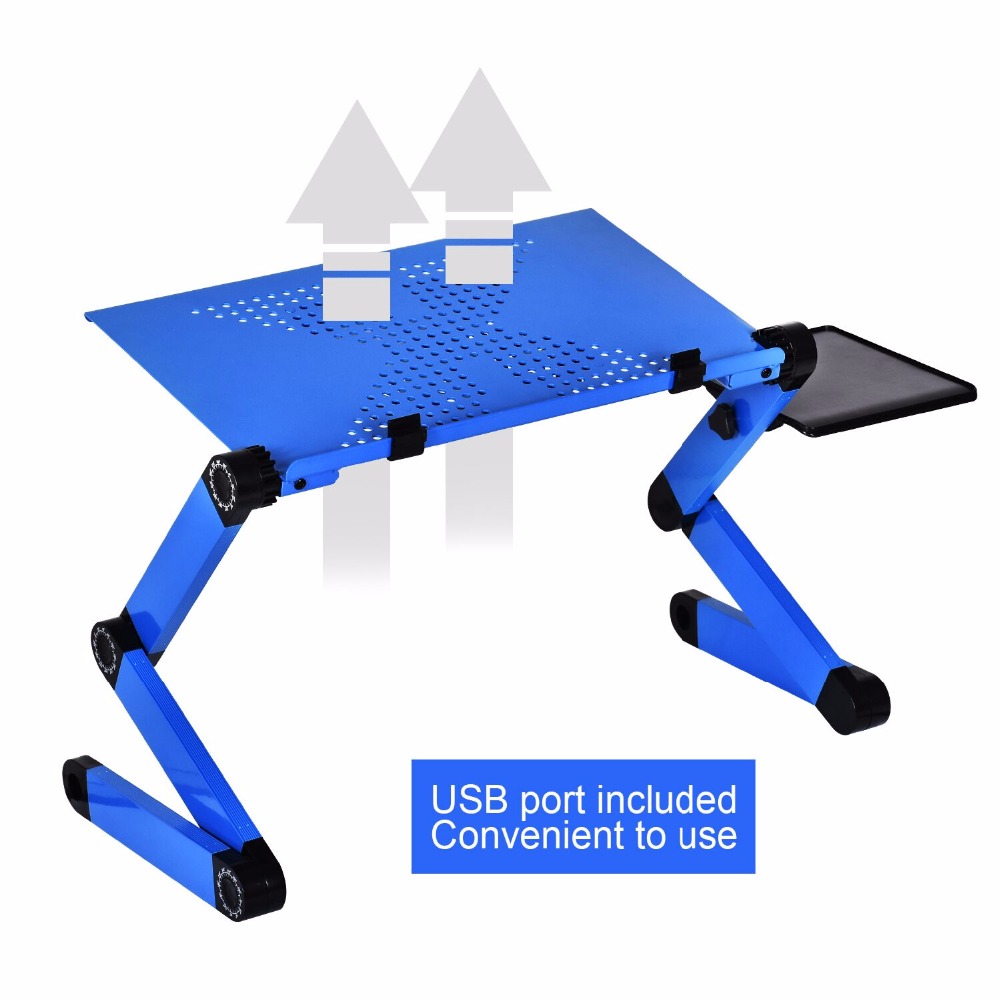 Stolik na laptopa ze stopu alu – Desk Setup Notebook recenzja i cena