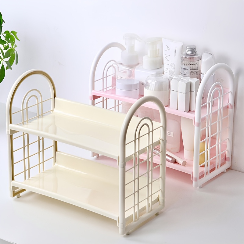 1 szt. Dwupoziomowy, wielofunk – Desk Setup Shelf recenzja i cena