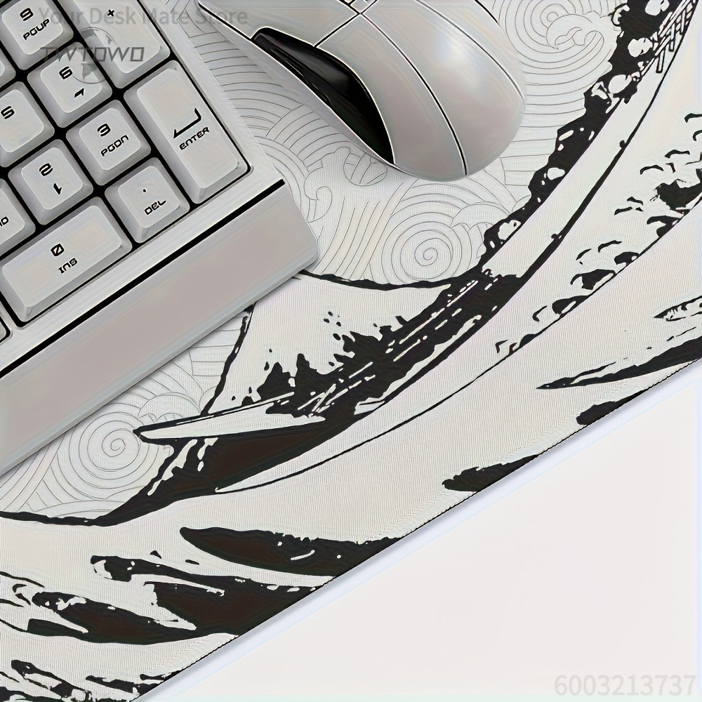Czarno-biała mata na biurko XX – Desk Setup Black And White recenzja i cena