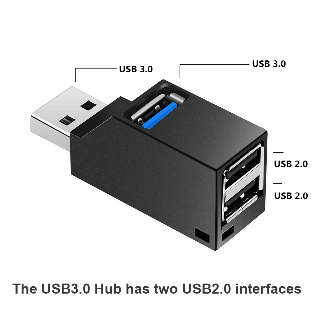Adapter USB HUB Mini Splitter  – Desk Setup Pegboard recenzja i cena