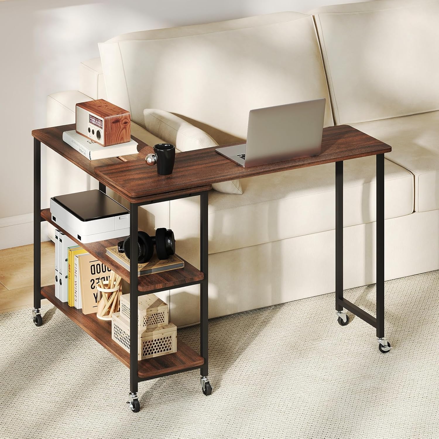360 °   Obrotowy stolik boczny – Desk Setup Notebook recenzja i cena