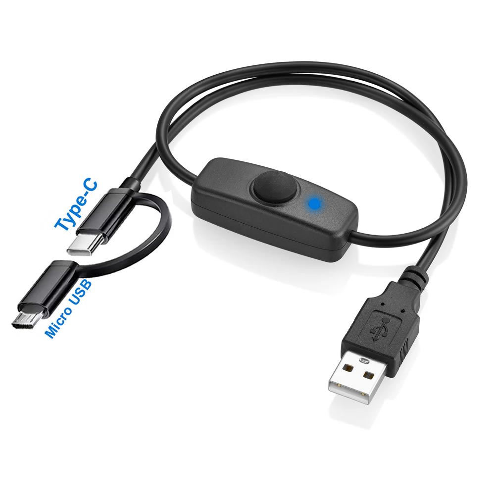 Kabel ładujący 2 w 1 Type C /  – Desk Setup Led Strip recenzja i cena
