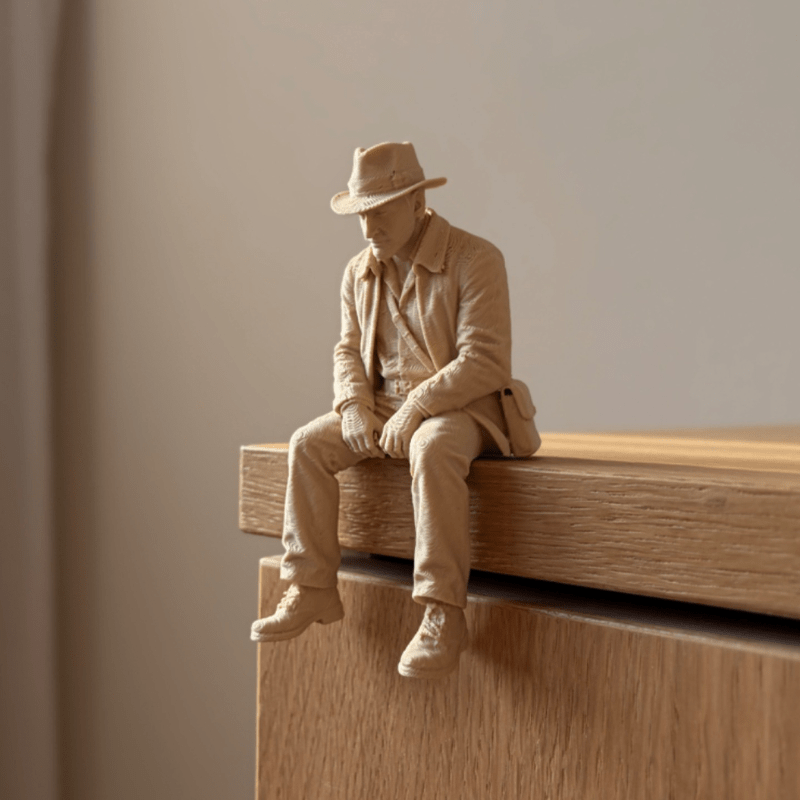 Matowa Beżowa Statuetka Przykr – Desk Setup Shelf recenzja i cena