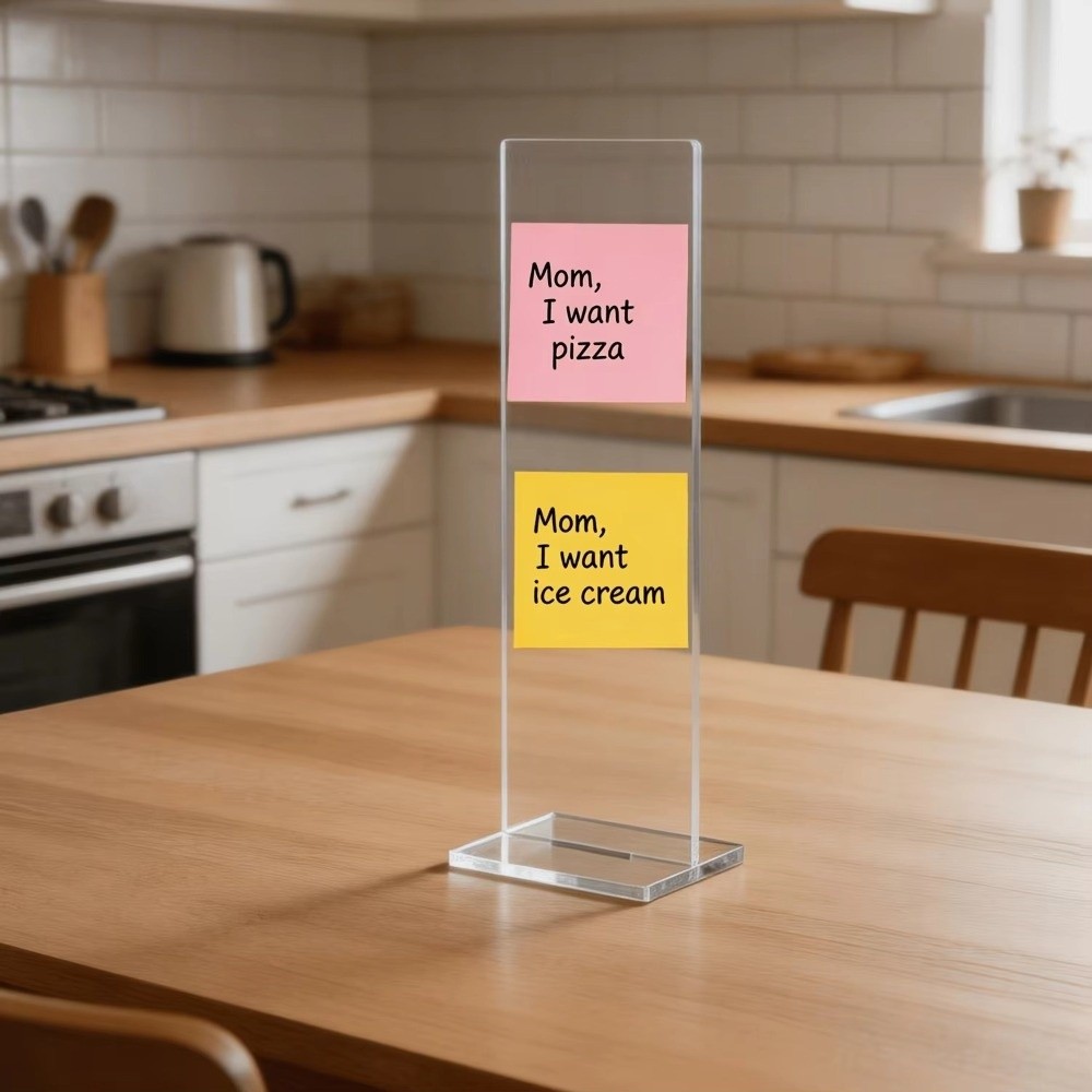 Wytrzymała akrylowa tablica na – Sticky Memo Holder recenzja i cena