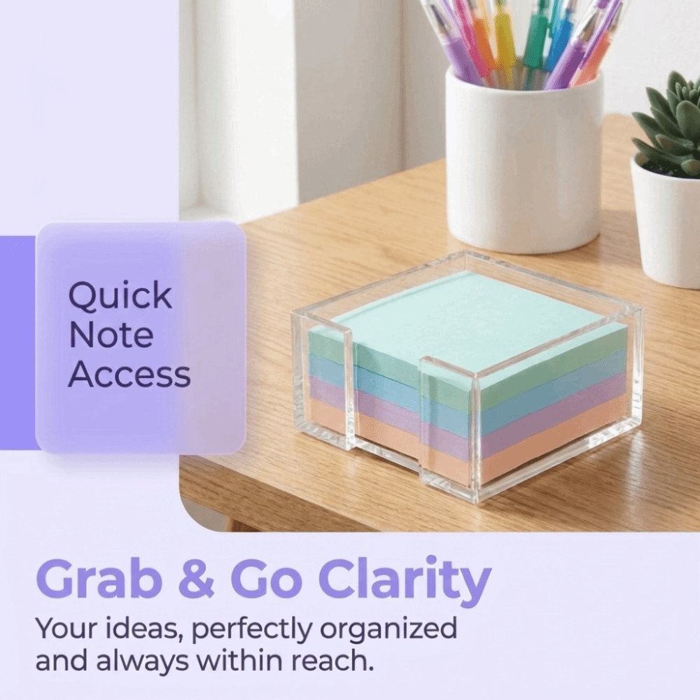 Przezroczysty uchwyt na kartec – Sticky Memo Holder recenzja i cena