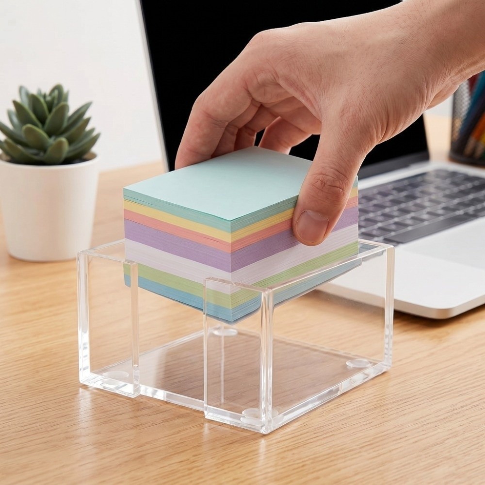 Przezroczysty uchwyt na kartec – Sticky Memo Holder recenzja i cena