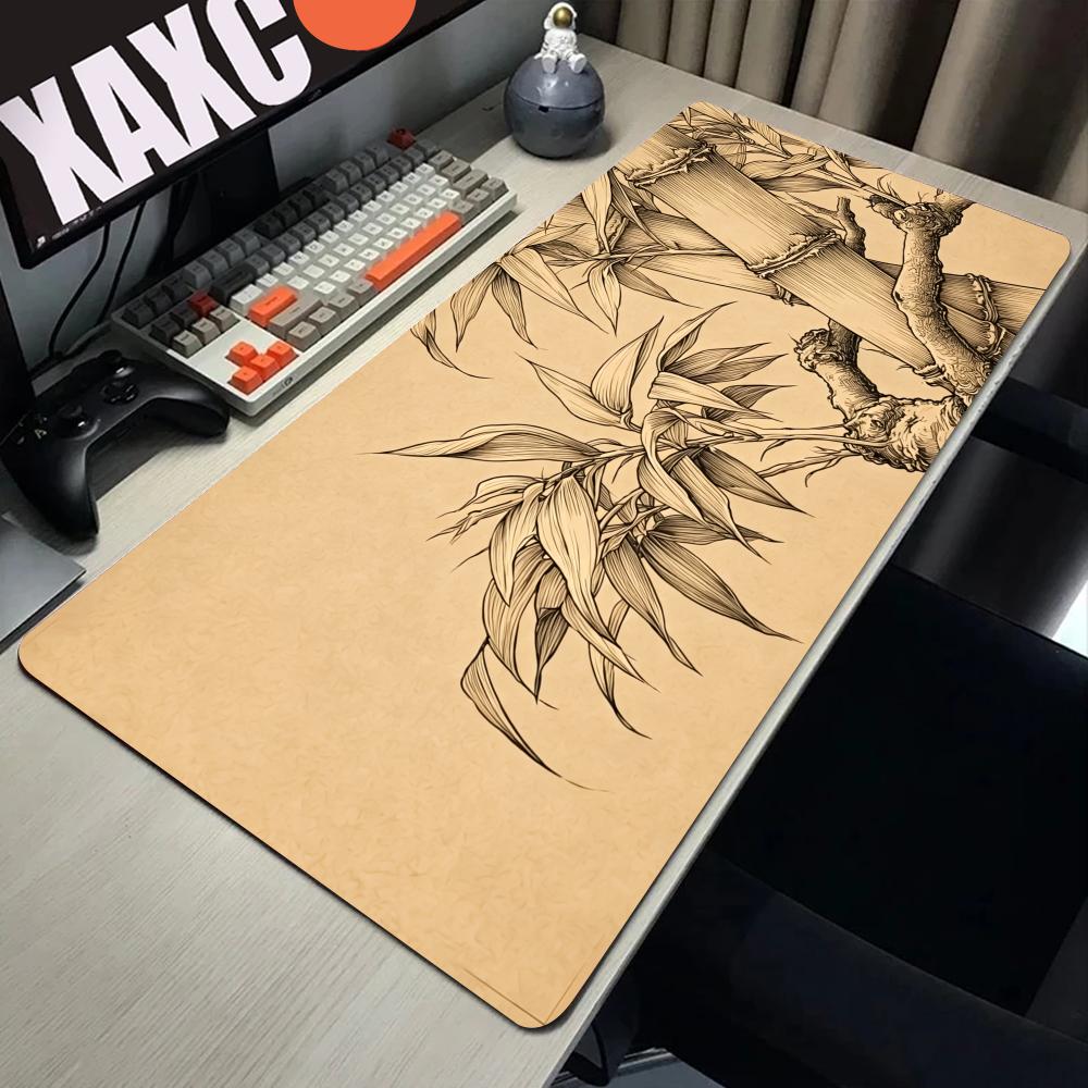 Podkładka pod mysz HYBXAXC Bam – Desk Setup Beige recenzja i cena