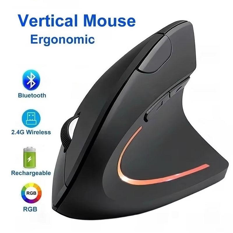 Ergonomiczna pionowa mysz 2.4G – Desk Setup Kit recenzja i cena