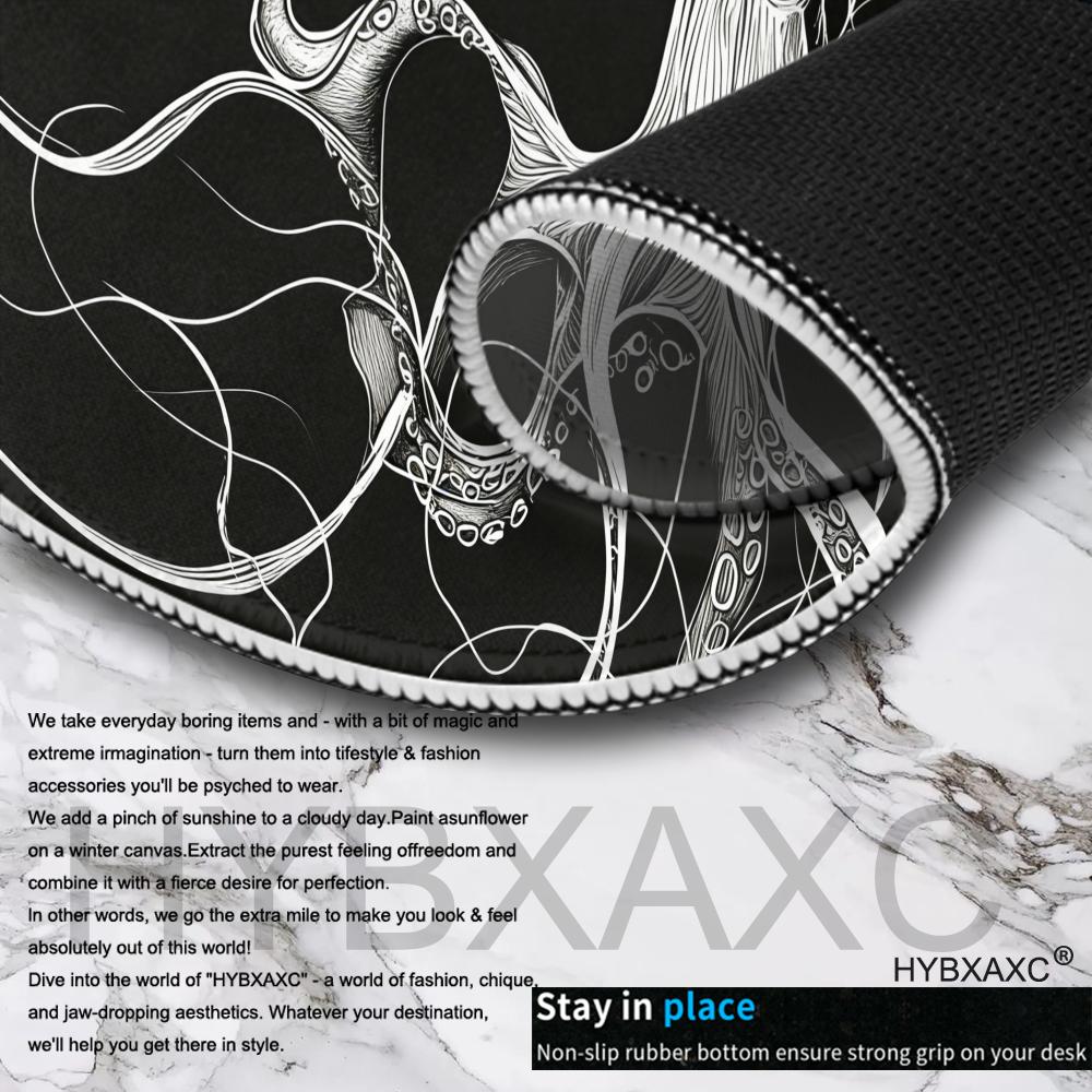Podkładka pod mysz HYBXAXC Oct – Desk Setup Black And White recenzja i cena