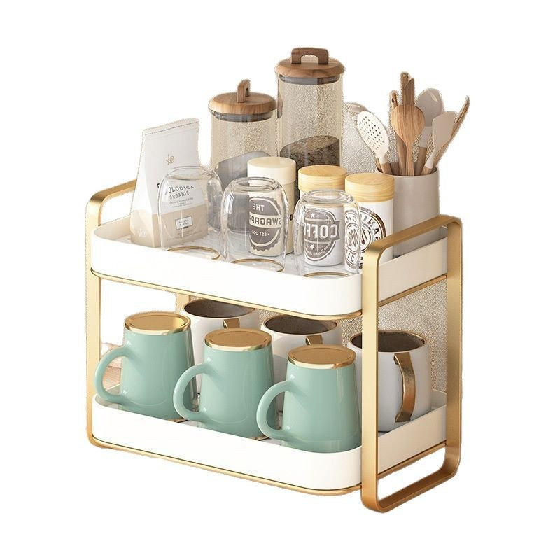 Dwupoziomowy organizer na kubk – Desk Setup Shelf recenzja i cena