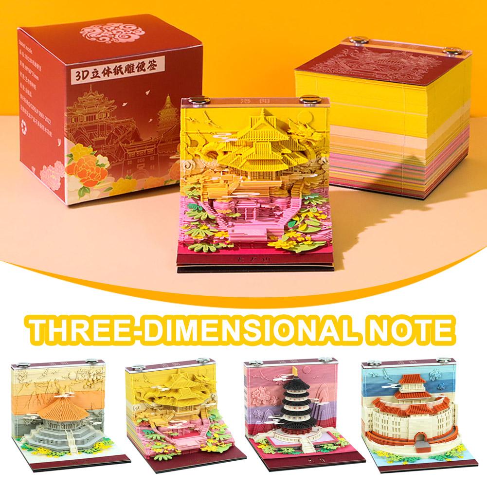 3D Notatnik z motywem starożyt – Sticky Memo Holder recenzja i cena