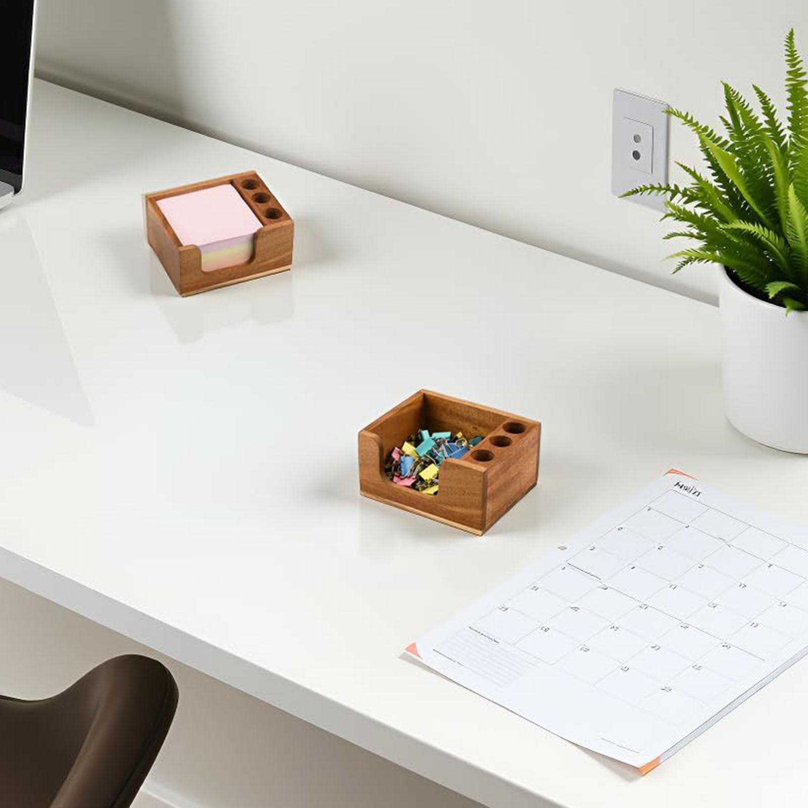 Drewniany pojemnik na karteczk – Sticky Memo Holder recenzja i cena