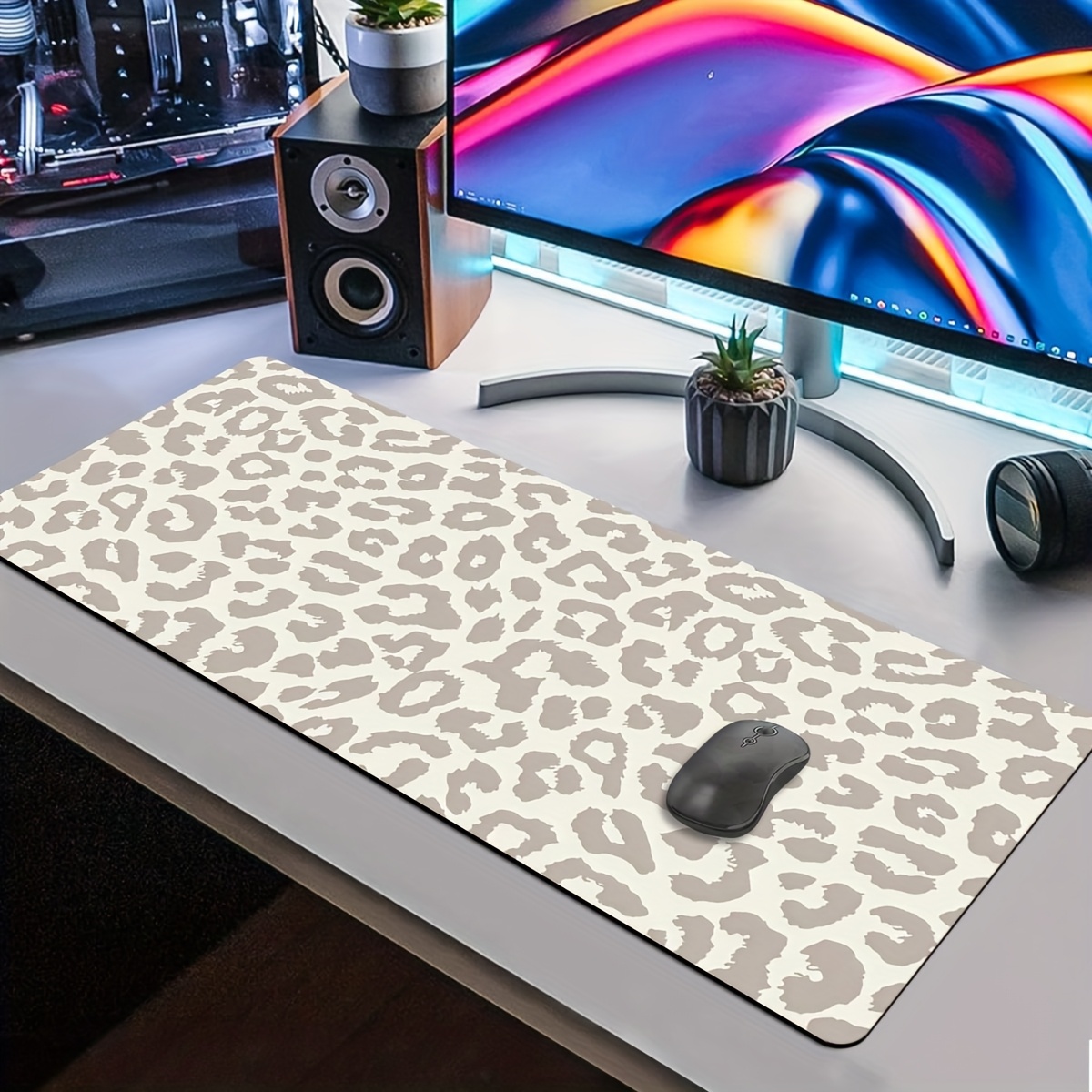 Podkładka pod klawiaturę i mys – Desk Setup Beige recenzja i cena