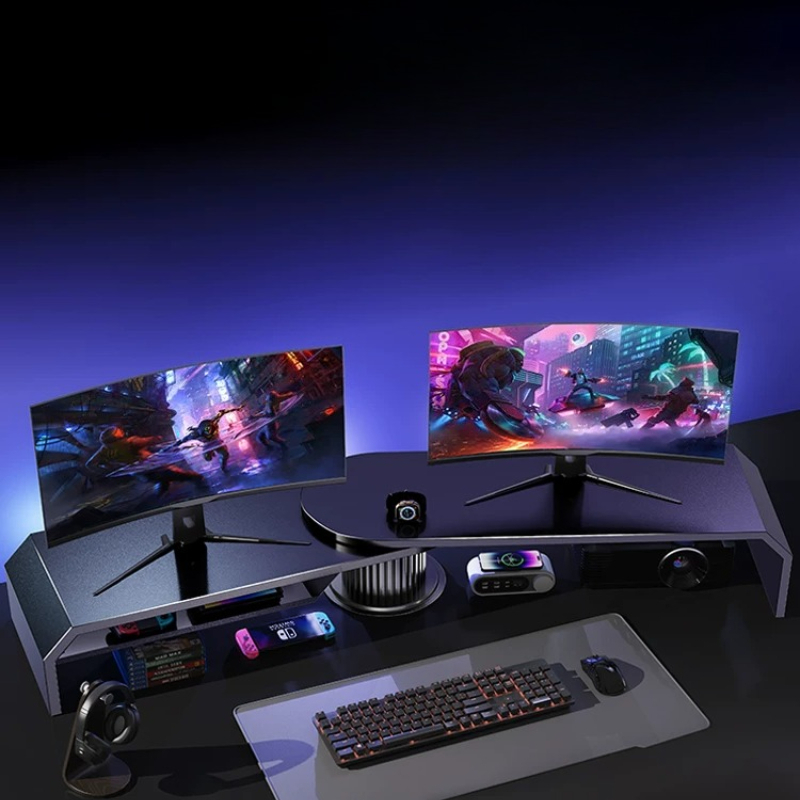 Podstawka pod dwa monitory do  – Desk Setup Laptop And Monitor recenzja i cena