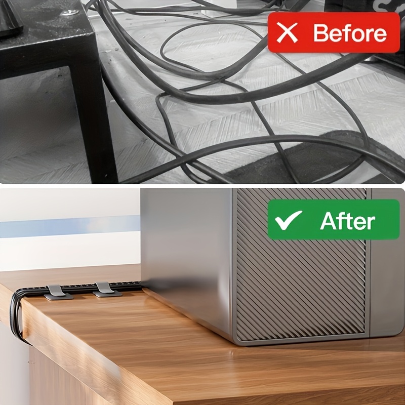 Opaski kablowe wielokrotnego u – Desk Setup Laptop And Monitor recenzja i cena