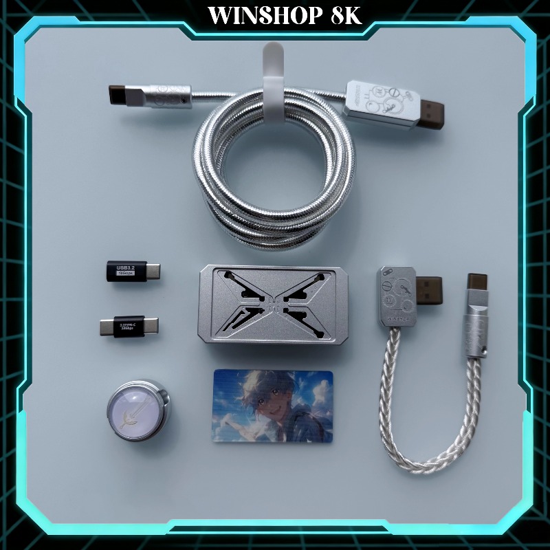 WINSHOP Esports HUB Dual-In 4- – Desk Setup Accessories Aesthetic recenzja i cena