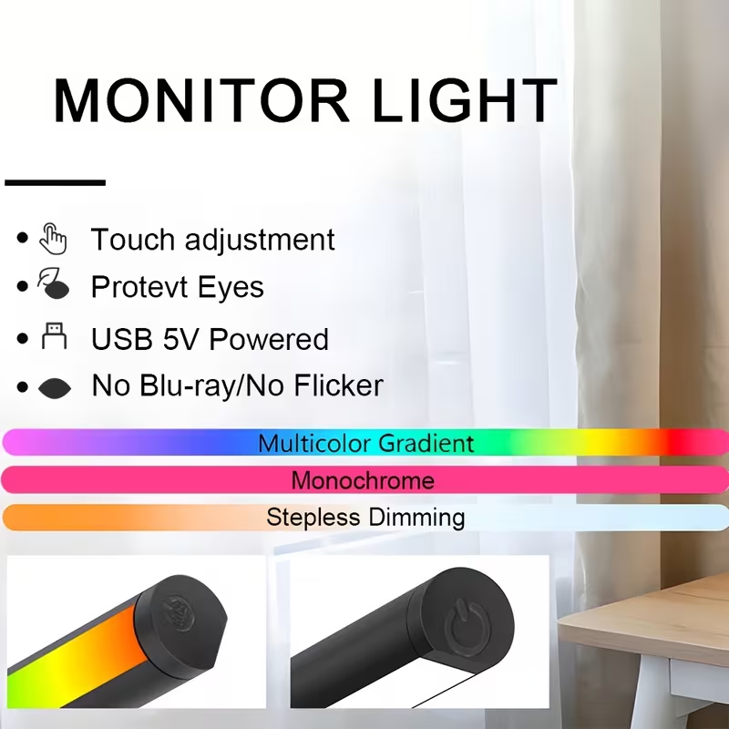 Lampa LED na monitor komputero – Desk Setup Light recenzja i cena
