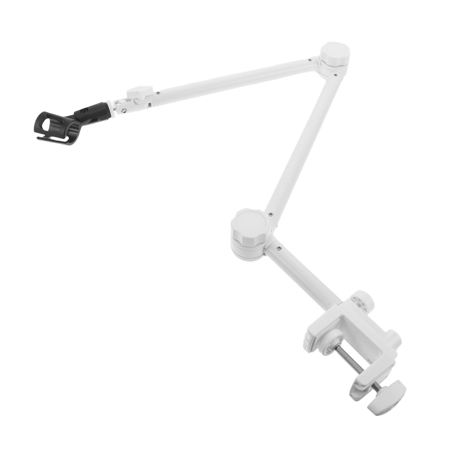 1 zestaw białego, regulowanego – Desk Setup White recenzja i cena