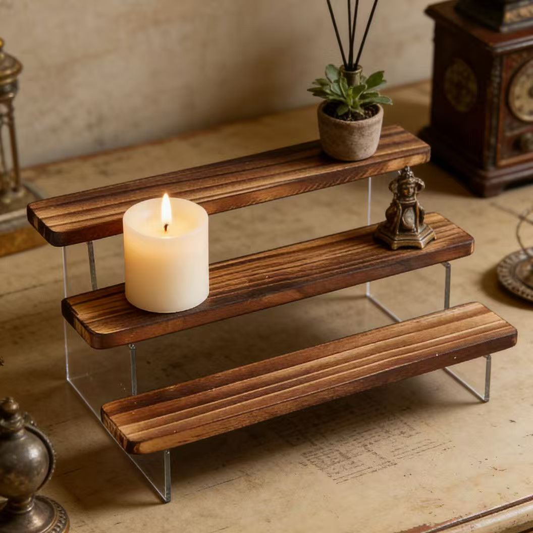 Stojak ekspozycyjny z opalonym – Desk Setup Shelf recenzja i cena