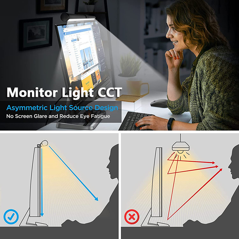 Lampa stołowa RGB 40 cm, lampk – Desk Setup Light recenzja i cena