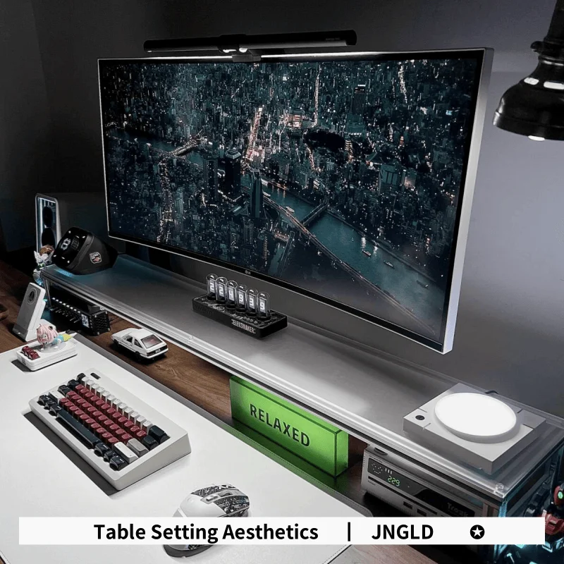 Aluminiowy Stojak na Monitor A – Desk Setup Laptop And Monitor recenzja i cena