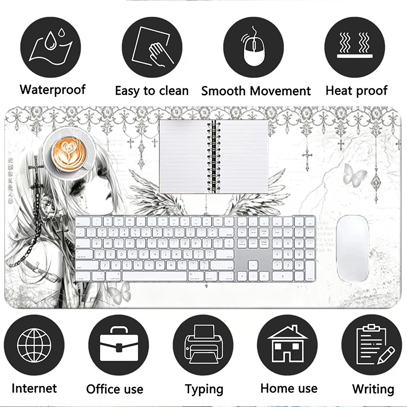 Skórzana podkładka pod mysz cz – Desk Setup White recenzja i cena