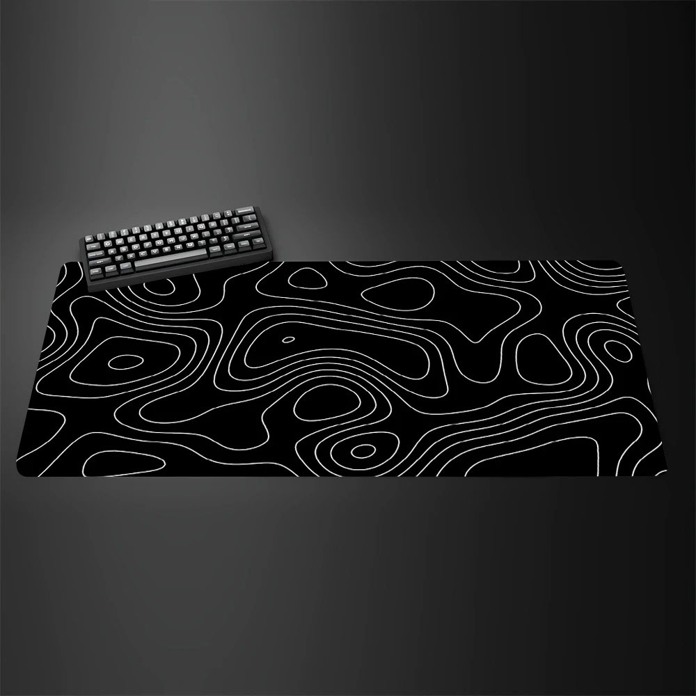 Duża podkładka pod mysz dla gr – Desk Setup Black And White recenzja i cena