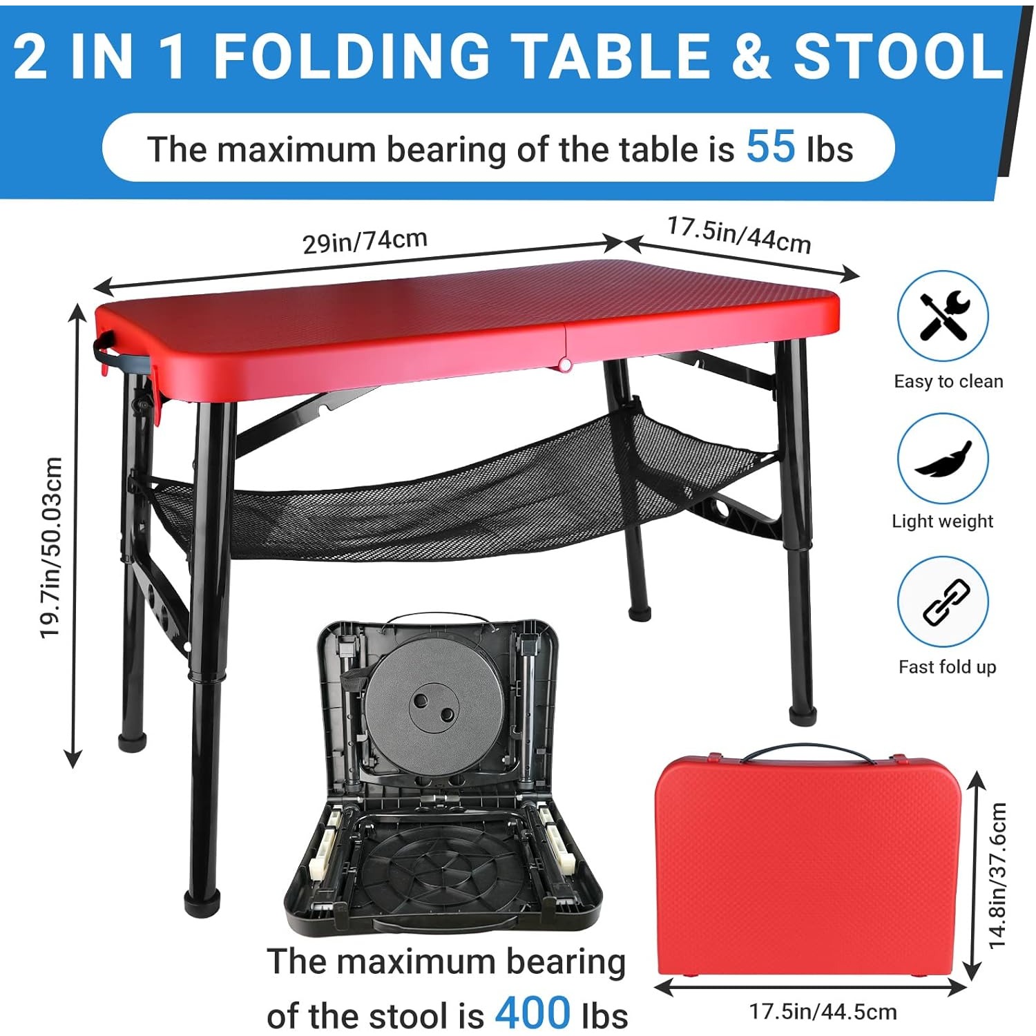 Zestaw składanych stołów i sto – Desk Setup Notebook recenzja i cena